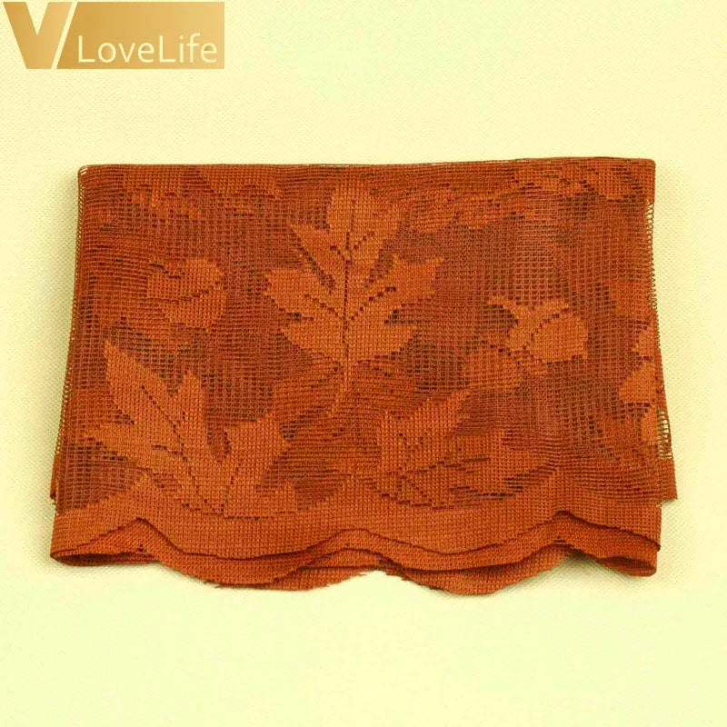 Maple Leaf Lace Table Runner