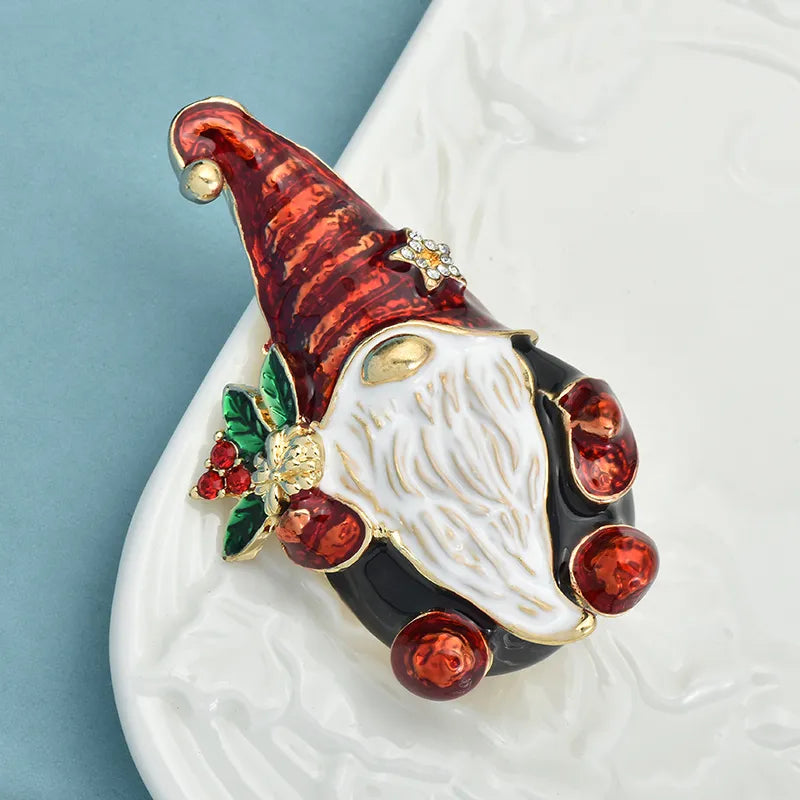 Wuli&baby Santa Claus Brooch