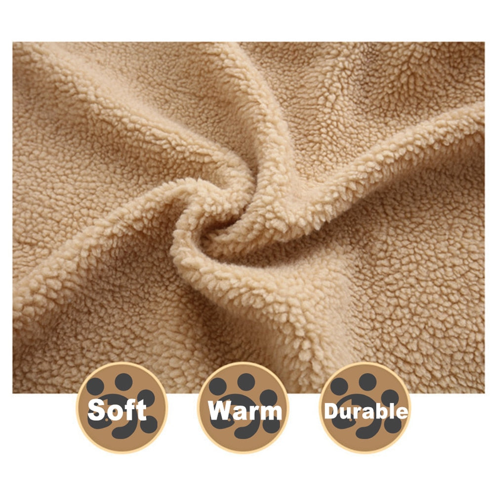 Fluffy Fleece Dog Bed