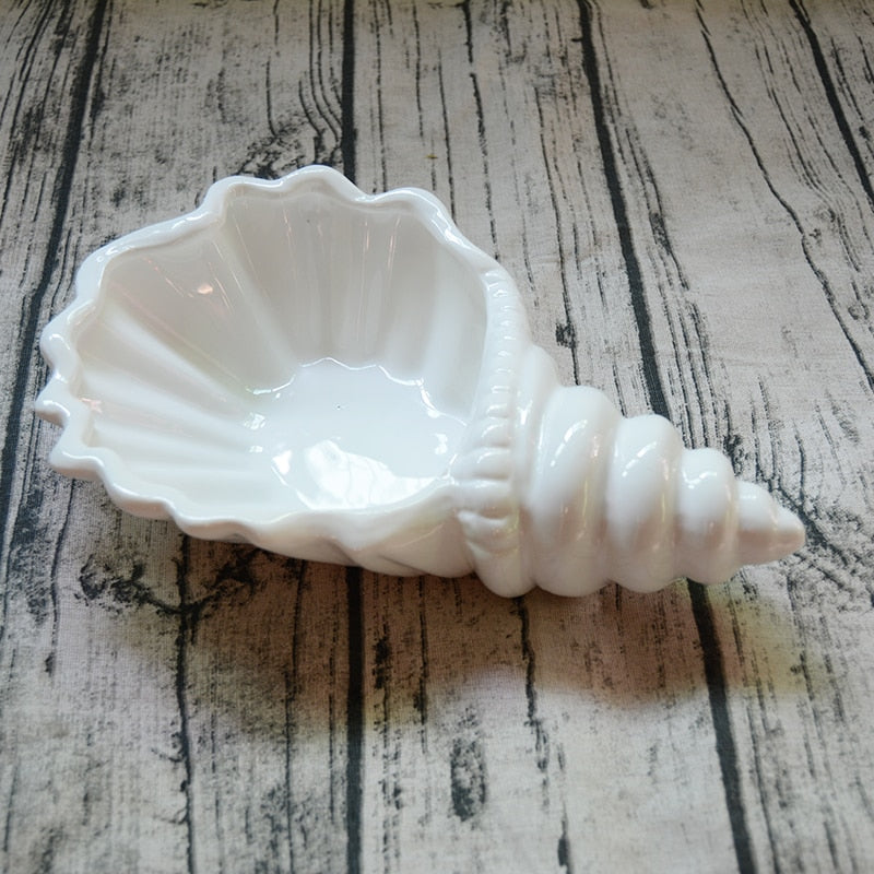 Conch Ceramic Plates