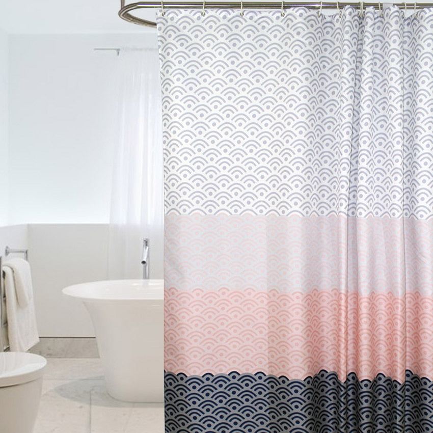 Geometric Shower Curtain