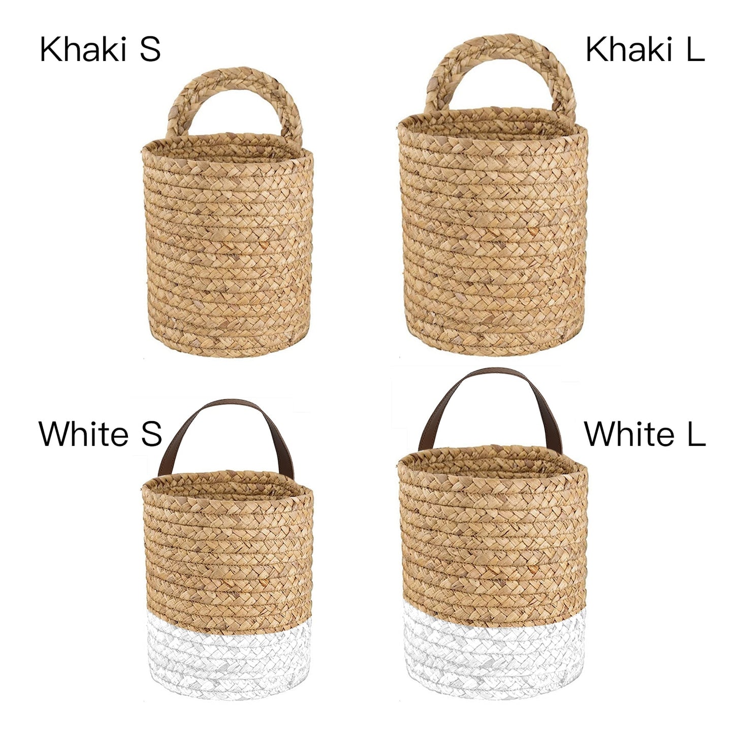 Cattail Woven Hanging Baskets