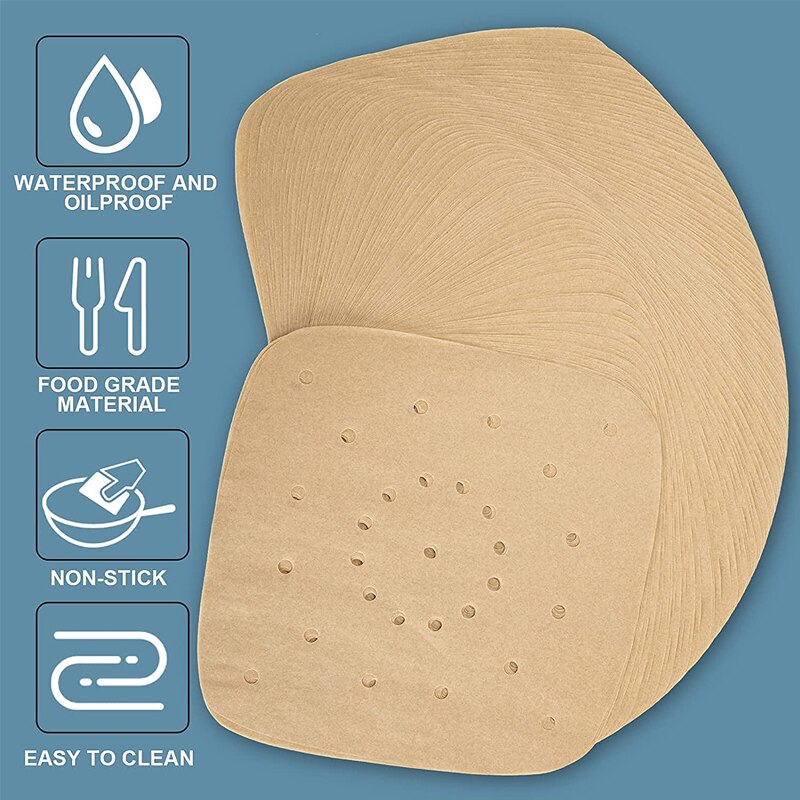 Air Fryer Paper Disposable Steamer Liners