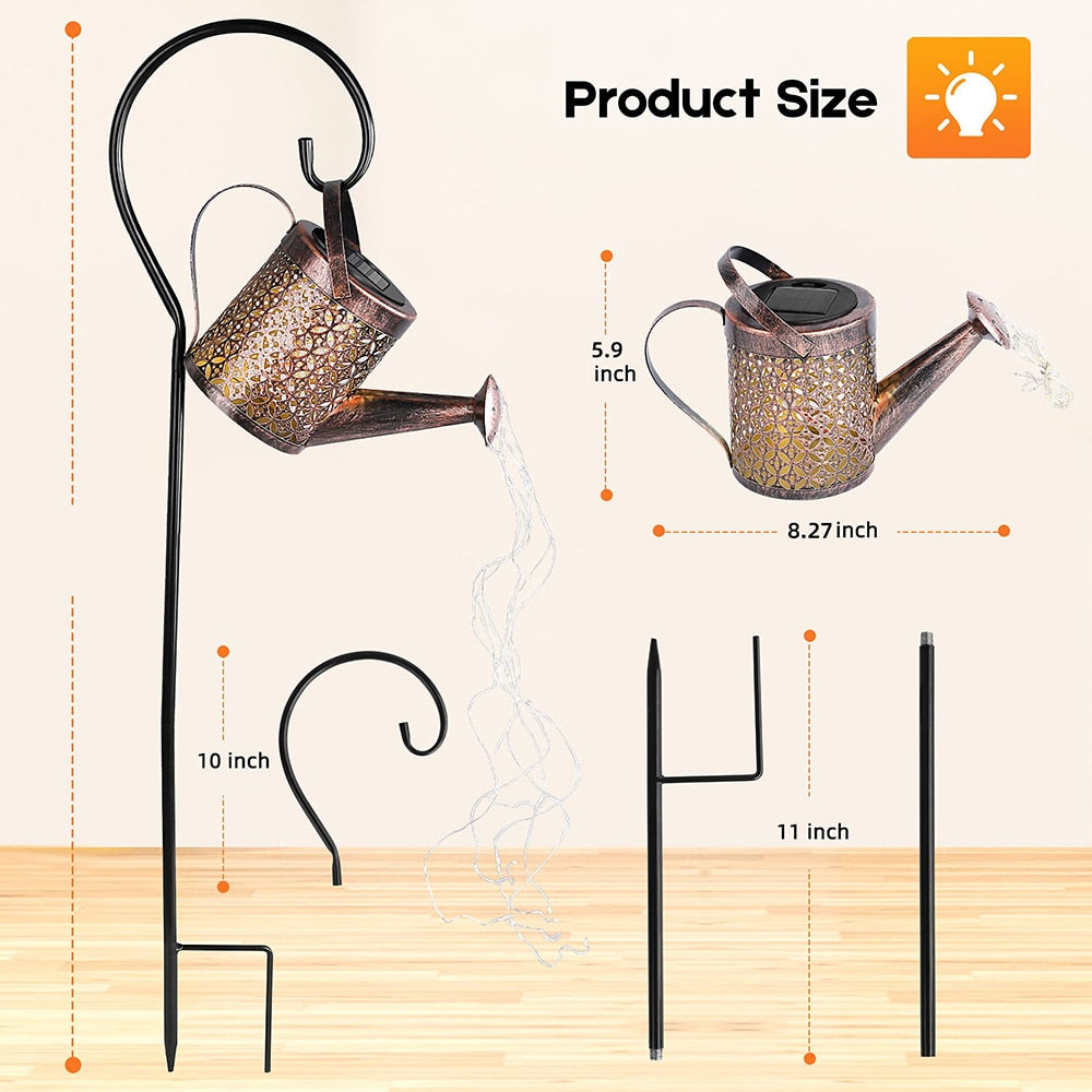 Hanging Kettle Solar Lantern